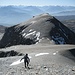 Aufstieg Piz Segnas mit Atlas im Hintergrund