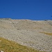 geröllig und steil