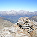 La cima del Piz Greina (3124 m), la Surselva e il Tödi