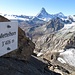 Auf dem Gipfel, das Matterhorn und das nächste Ziel - das Platthorn - im Visier