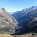 Tiefblick nach Zermatt