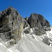 Kesselkogelwand, gesehen von Aufstieg in Molignonpass.