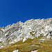 Der Südgrat des Karhorns im Rückblick - oben der Westgrat mit dem neuen Klettersteig.