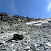 Reste des Glacier du Cret mit Pointe du Vasevey.