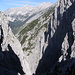 Blick von der Wechselscharte ins Halltal