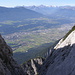 Rückblick auf Hüttenspitze und Hall