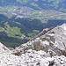 Tiefblick von der Walderkampspitze nach Wattens und Volders
