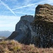 Brünig Haupt mit dem markanten Band (Aufstiegsroute)