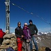Bei Top Wetter und Sicht am Gipfel des Similaun auf 3.606m