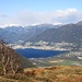 <b>Scorcio sulla foce del Ticino e sul Lago di Locarno. </b>