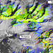 Falschfarben-Satellitenbild der Ela Region: Dolomit: hellgrün, Bündnerschiefer, Kalk: blau, Granit, Gneiss: dunkelgrün