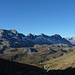 Auf der Fuorcla Gualdauna mit Blick ins Val d'Alvra
