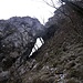 Arco di roccia dal basso