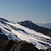 Blick zum Hintertuxer Gletscher-Skigebiet