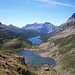 Salendo verso la Bocchetta, meraviglioso panorama su Lago di Pianboglio, Lago del Devero e gruppo del Cistella