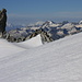 Aussicht auf die Walliser (Matterhorn) und die Berner Alpen