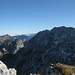 Blick vom Gipfel der Krähe 2012m zur Hochplatte
