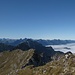Blick vom Gipfel der Krähe 2012m zu den Tannheimer Bergen