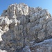 Abstieg über die Westflanke, Blick nach oben, sieht schneefrei aus