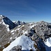 Gipfel Rotplattenspitze mit Weiterweg zur Wettersteinwand