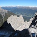 ..... und ebenso von der Steinalpenscharte nach Westen. Hier sind wir heraufgekommen.