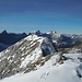 Die höchsten im Karwendel hinterm Kreuzgipfel. Rechts daneben die Zugspitze