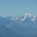 Matterhorn links und Weisshorn rechts