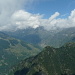 Sguardo alla Val Malvaglia, dietro le nuvole si nasconde l'Adula 