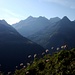 Schöne Morgenstimmung auf etwa 1800 m unterhalb der Saflischmatta.