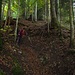 Steiler Hohlweg im Abstieg nach Traylasille