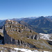 Blick über die Tour de Mayen zu den Berner Alpen