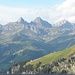 Blick zu den Lidernengebiet-Berge (Rosstock, Fulen, Chaiserstock)