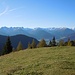 Von der Solnalm aus wird das Panorama in die Stubaier Alpen schon besser.