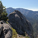 Sequoia National Park - Blick zum Moro Rock von einem Felsen in der Nähe von Hanging Rock.