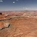 Canyonlands National Park dal capolinea del Grand View Point Trail