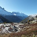 Vue sur la Vallé de Chamonix... les Drus à gauche