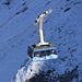 Viel Verkehr auf der schnellsten Variante zum Säntis.