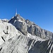 Der Säntis über den Schrattenkalkfeldern.