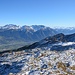 Blick ins obere Rheintal und stets gute Weitsicht in die Alpen