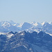 Fantastische Sichtverhältnisse ermöglichen diesen Blick in die Berner (Hoch-)Alpen