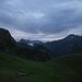 Abendhimmel über den Walsertalbergen