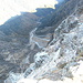 Precipite, innevato, dirupato, verticale, solenne: è il versante che scende in Val d’Ambra (Val Gagnone)