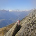 auf dem Weg - mit Ausblick gegen Gotthard