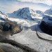Prächtige Gletscherblicke im Abstieg vom Gornergrat zum Gornergletscher!