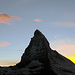 Matterhorn im Abendlicht von Riffelberg aus I