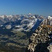 Blick übers Kleinwalsertal zu den Allgäuer Alpen