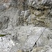 Ein Stuck des Grosse Cirspitze Klettersteig, im Abstieg.