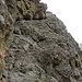 Ein Stuck des Grosse Cirspitze Klettersteig, im Abstieg.