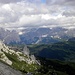 Dolomiti di Fanes, mit Conturinesspitze, 3064m, links im Bild.