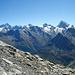 Panorama I vom Vorgipfel des Mont de l'Étoile. Siehe auch in [http://f.hikr.org/files/643041.jpg Originalgrösse]